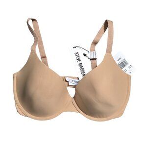 NWT | Steve Madden "Praline" Beige Smooth T-Shirt Bra | Size 34DD